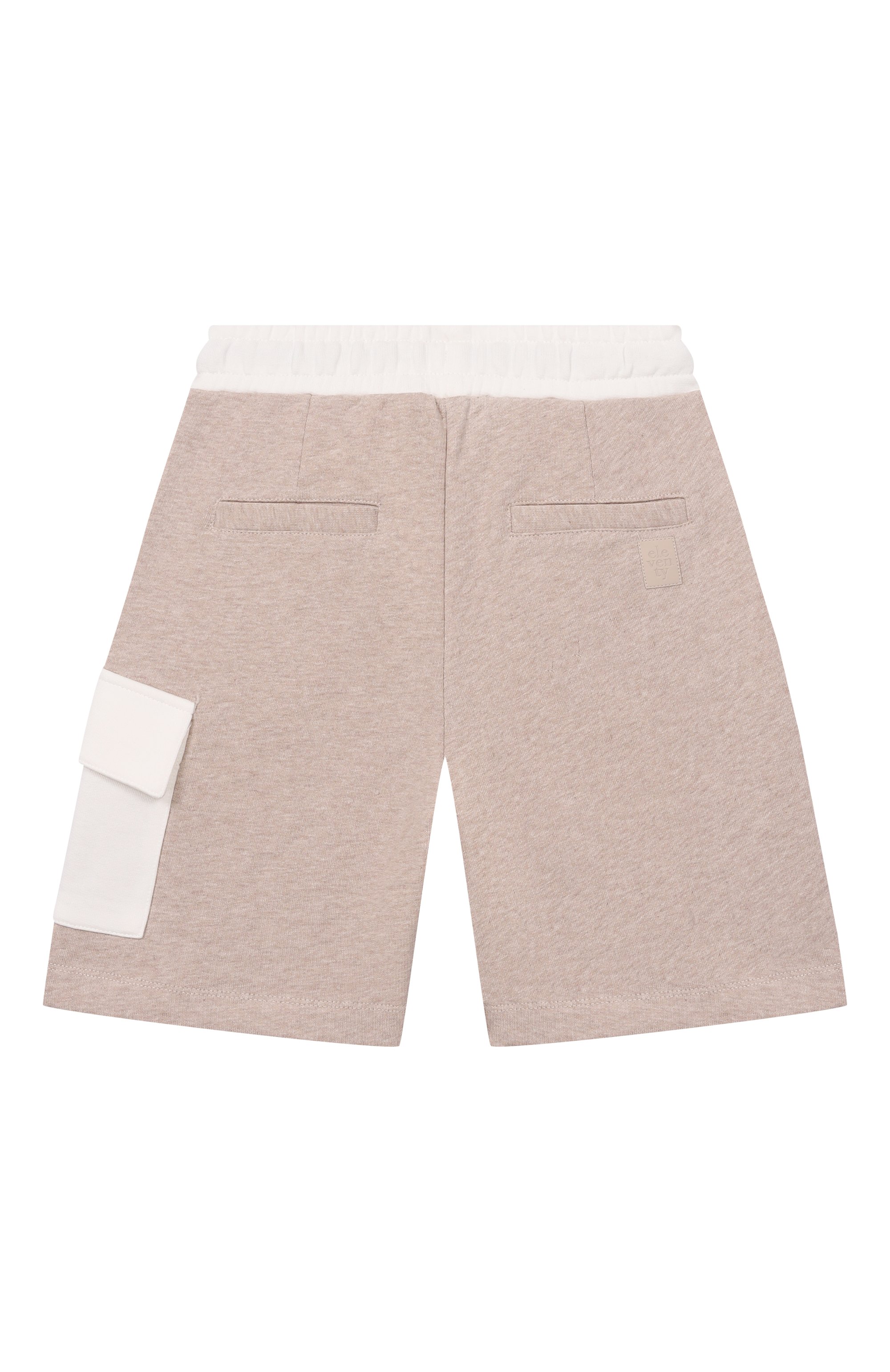 Хлопковые шорты ELEVENTY бежевого цвета по цене 13350 руб., арт. EY6Q89/Z3716_001, фото 2 Хлопковые шорты ELEVENTY, арт. EY6Q89/Z3716_001, фото 2