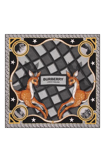 Шелковый платок BURBERRY, арт. 8045220, фото 5
