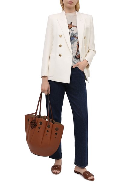 Шлепанцы из кожи крокодила bianca DOLCE & GABBANA, арт. CQ0436/A2W90/CCR0, фото 2