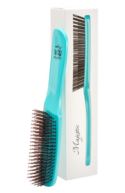 Женская расческа scalp brush 568 зубцов, оттенок бирюзовая MAJESTIC, арт. 4673748653041