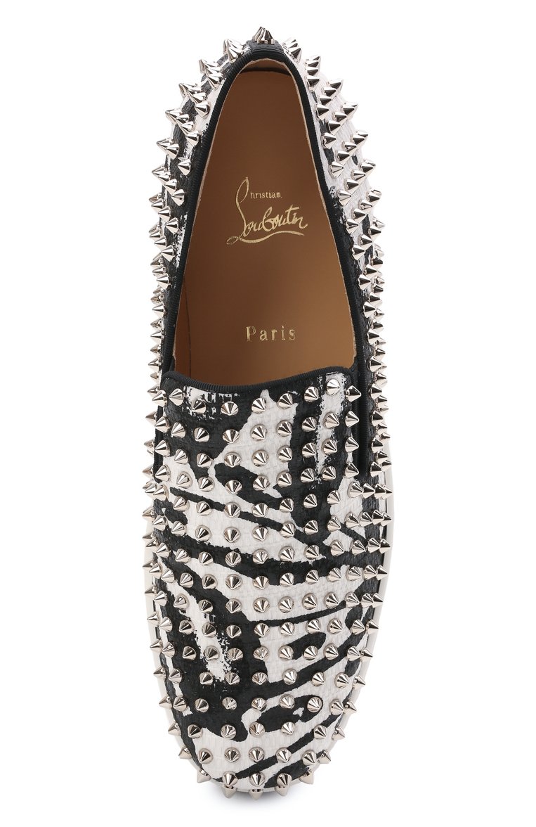 Текстильные слипоны roller boat CHRISTIAN LOUBOUTIN, арт. 1210919/R0LLER-B0AT FLAT, фото 1