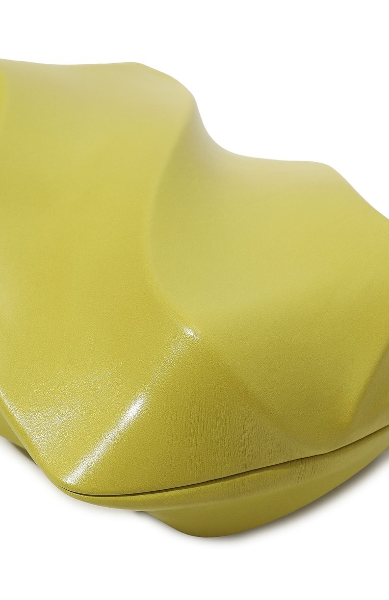Женский клатч bv whirl BOTTEGA VENETA салатового цвета, арт. 639332/VA9A0 | Фото 3 (Материал: Натуральная кожа; Размер: mini; Женское Кросс-КТ: Клатч-клатчи; Региональные ограничения белый список (Axapta Mercury): RU; Материал сплава: Проставлено; Драгоценные камни: Проставлено)