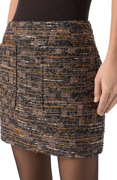 Твидовая юбка ХОХЛОМА Х АЛЕНА АХМАДУЛЛИНА, арт. WTS1321, фото 5
