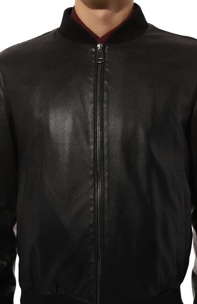 Кожаный бомбер ANDREA CAMPAGNA, арт. 24PU554-L24NTJER6X, фото 5