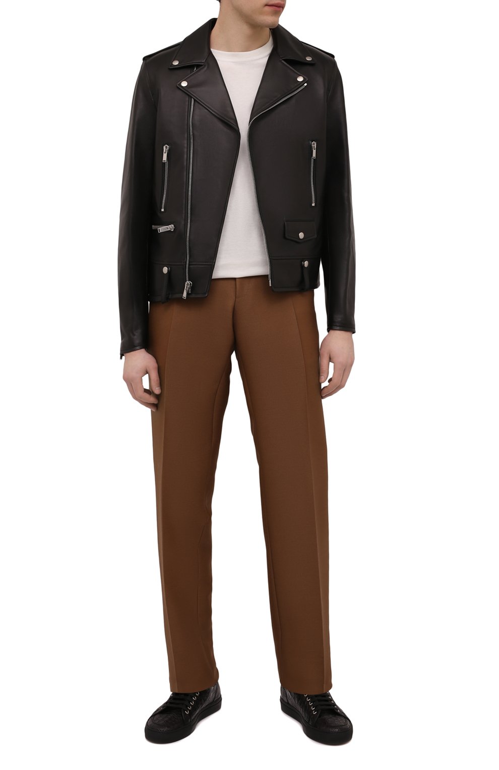 Кеды из кожи каймана BRIONI, арт. QHH40L/P6750/CCR0, фото 2