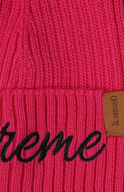 Шерстяная шапка IL TRENINO фуксия цвета по цене 5995 руб., арт. MJ-4455, фото 3 Шерстяная шапка IL TRENINO, арт. MJ-4455, фото 3