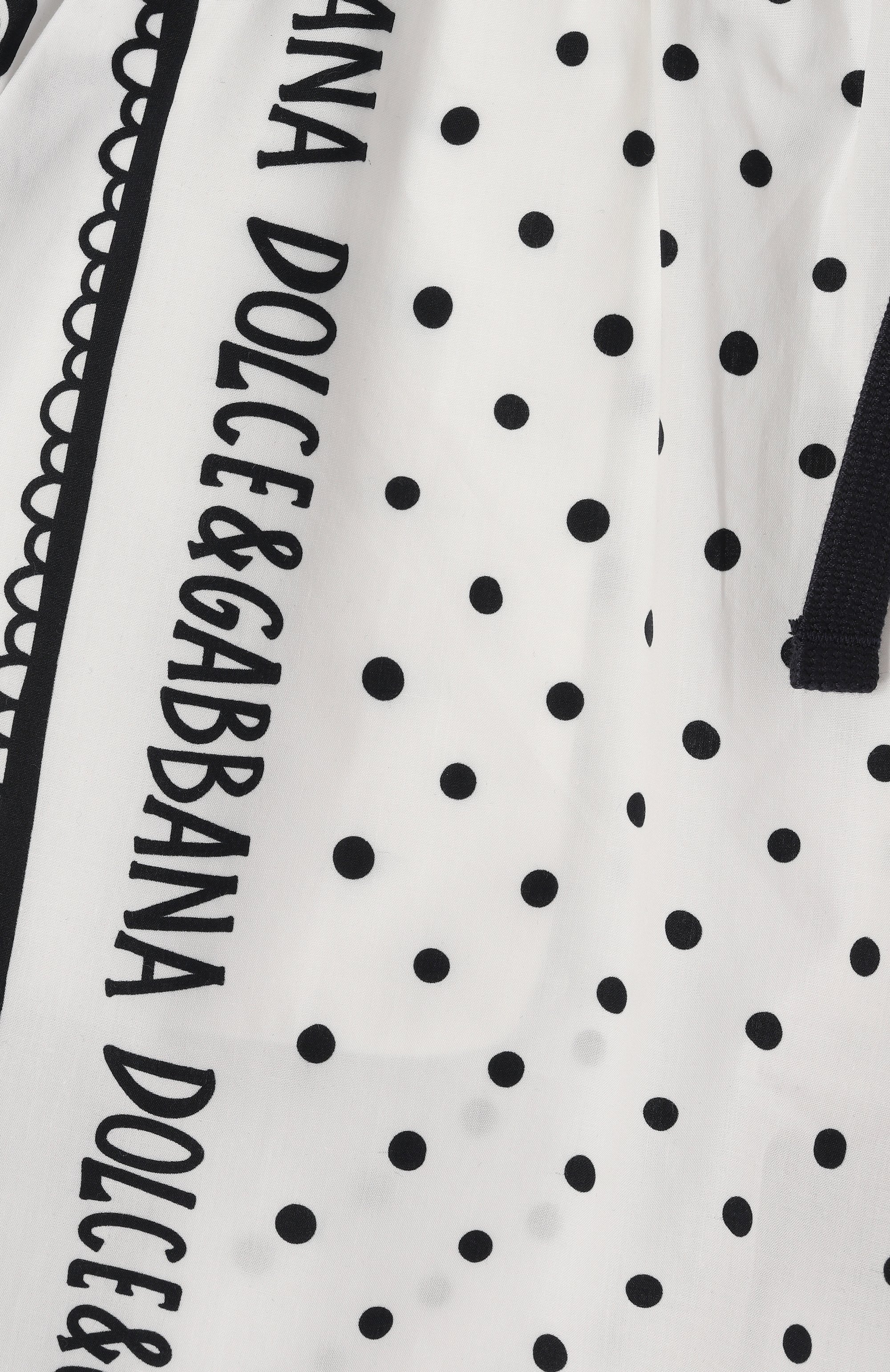 Хлопковые шорты DOLCE & GABBANA черно-белого цвета по цене 51700 руб., арт. L43Q47/FI5KQ/8-14, фото 3 Хлопковые шорты DOLCE & GABBANA, арт. L43Q47/FI5KQ/8-14, фото 3