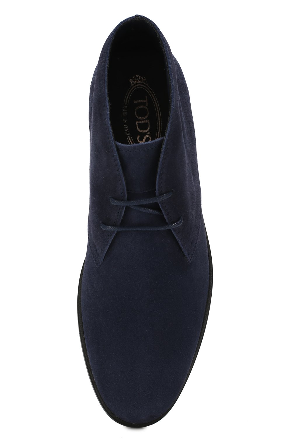 Замшевые ботинки TOD’S темно-синего цвета по цене 49950 руб., арт. XXM07B00D80RE0, фото 5 Замшевые ботинки TOD’S, арт. XXM07B00D80RE0, фото 5