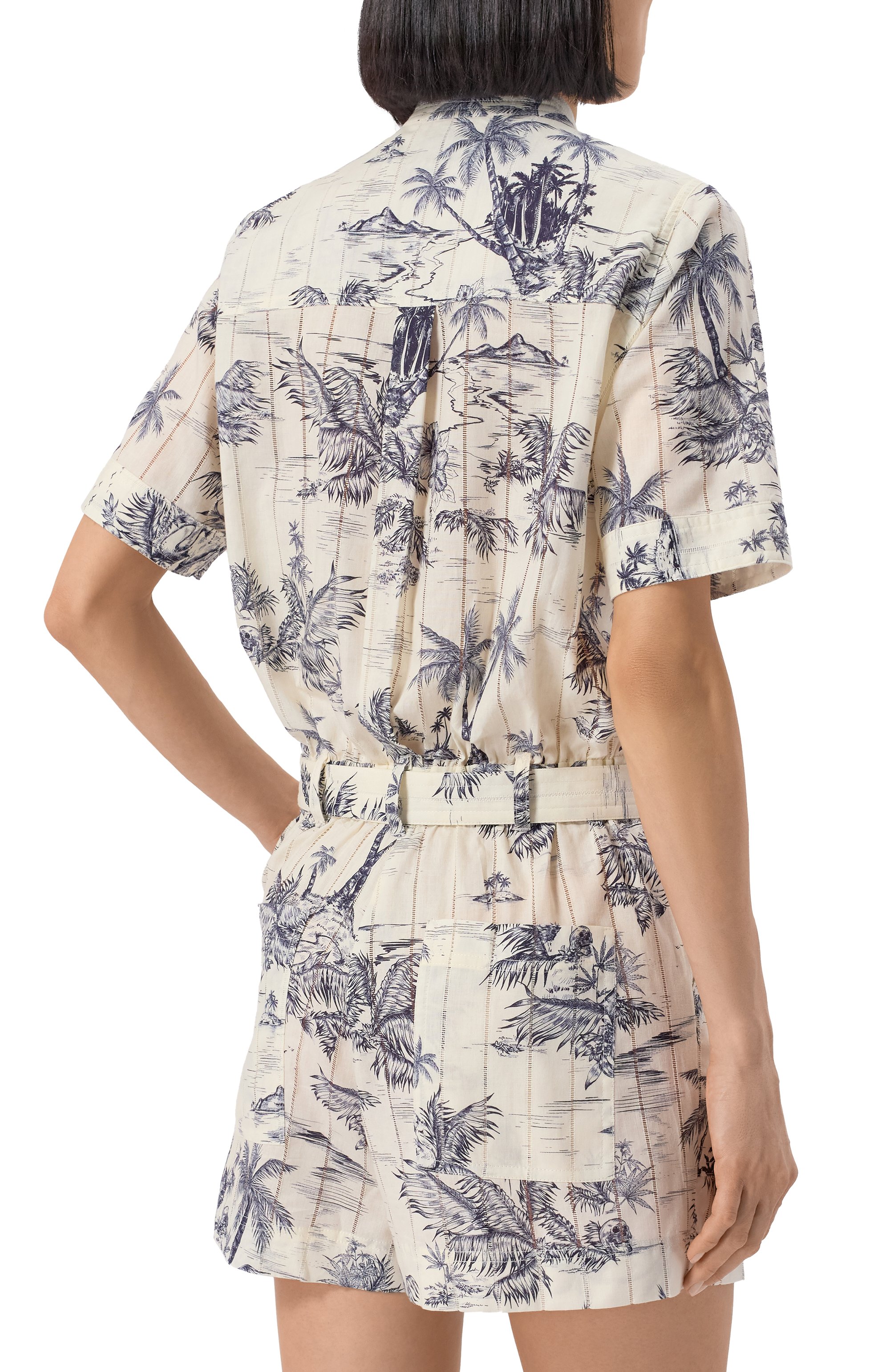 Хлопковый комбинезон ZADIG AND VOLTAIRE, арт. WWJU01039, фото 4