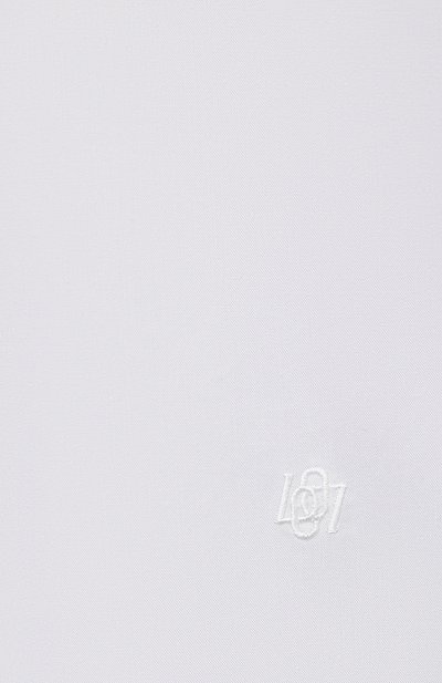 Хлопковая рубашка LOW CLASSIC белого цвета по цене 31050 руб., арт. L0W21FW_SH02WH, фото 5 Хлопковая рубашка LOW CLASSIC, арт. L0W21FW_SH02WH, фото 5