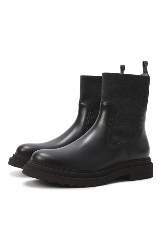 фото Кожаные челси brunello cucinelli