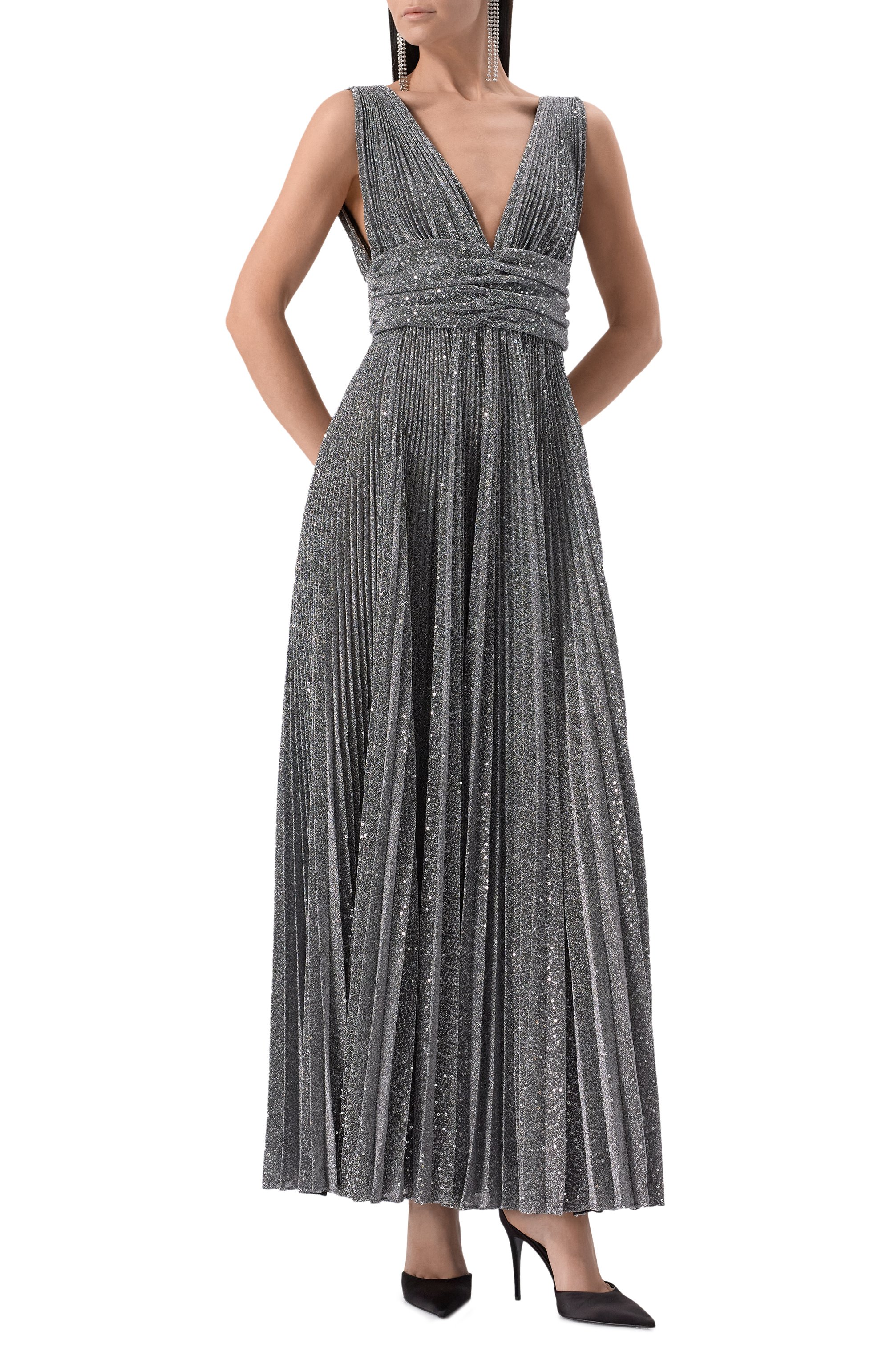 Платье с отделкой пайетками DOLCE & GABBANA, арт. F6TKJT/HLM4U, фото 3