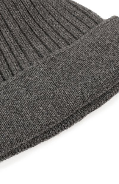 Кашемировая шапка DESTIN серого цвета по цене 14550 руб., арт. DAW3C0STA, фото 4 Кашемировая шапка DESTIN, арт. DAW3C0STA, фото 4