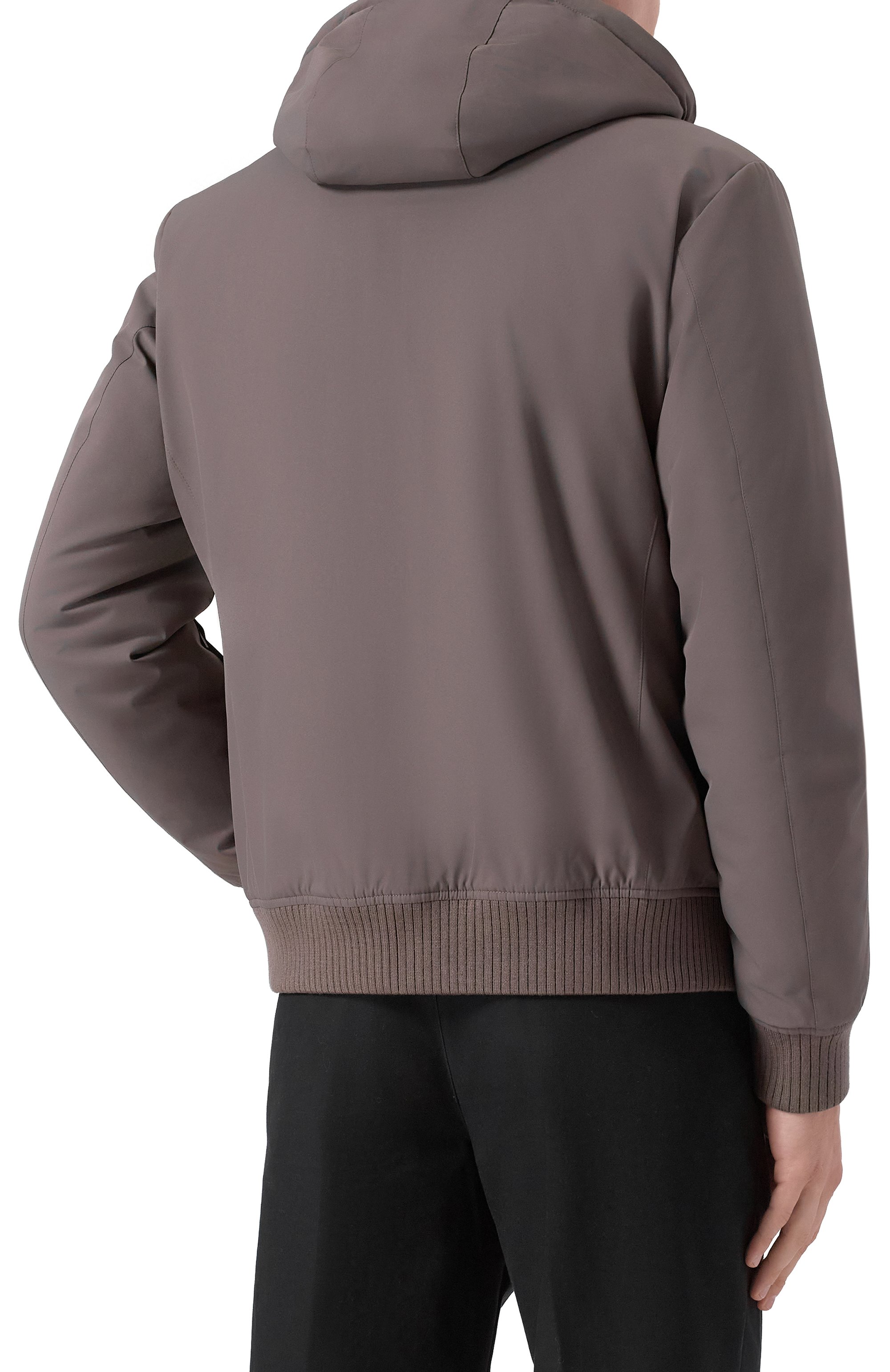 Утепленный бомбер GIMO'S коричневого цвета по цене 107500 руб., арт. 5W20.U.010.158, фото 4 Утепленный бомбер GIMO'S, арт. 5W20.U.010.158, фото 4