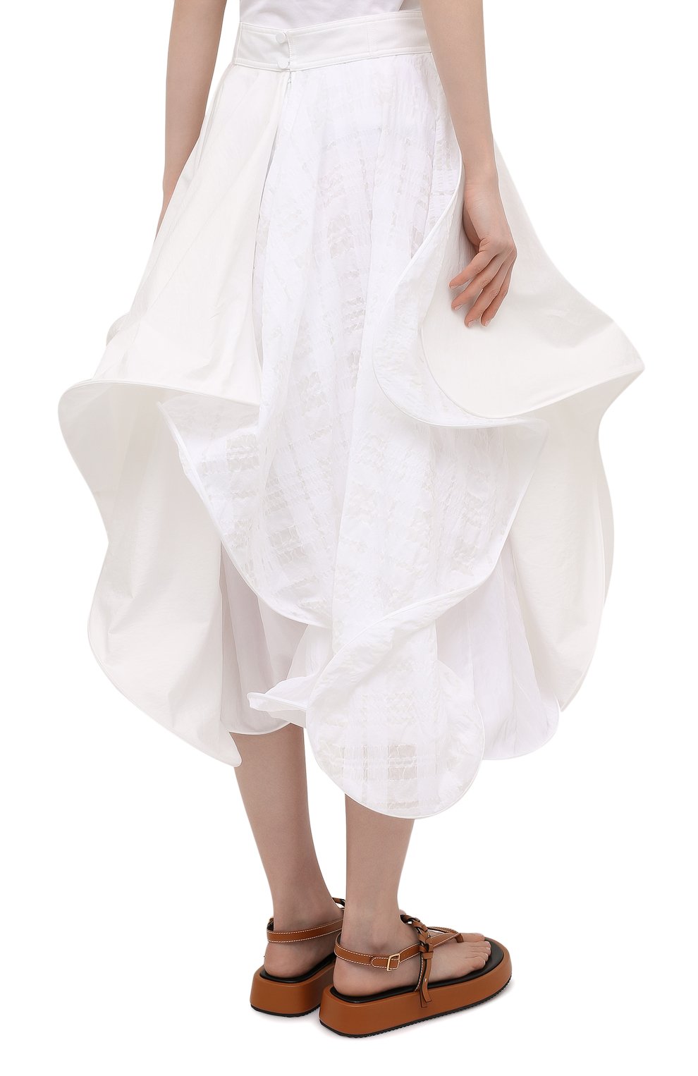 Хлопковая юбка LOEWE, арт. S540Y08X13, фото 4