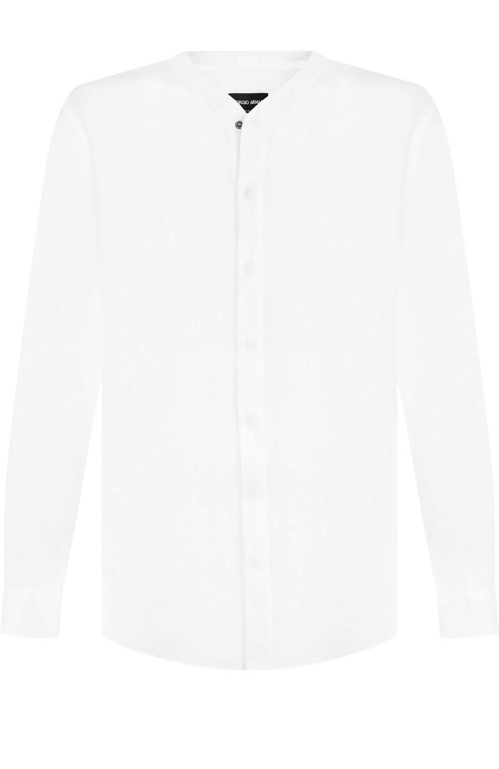 Льняная однотонная рубашка GIORGIO ARMANI, арт. WSC5XT/WS16C, фото 1