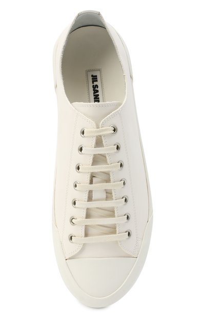 Кожаные кеды JIL SANDER, арт. JI35545C-12312, фото 5