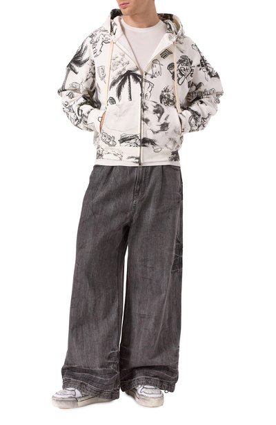 Хлопковая толстовка DIEGO VENTURINO, арт. DVFLZA0, фото 2