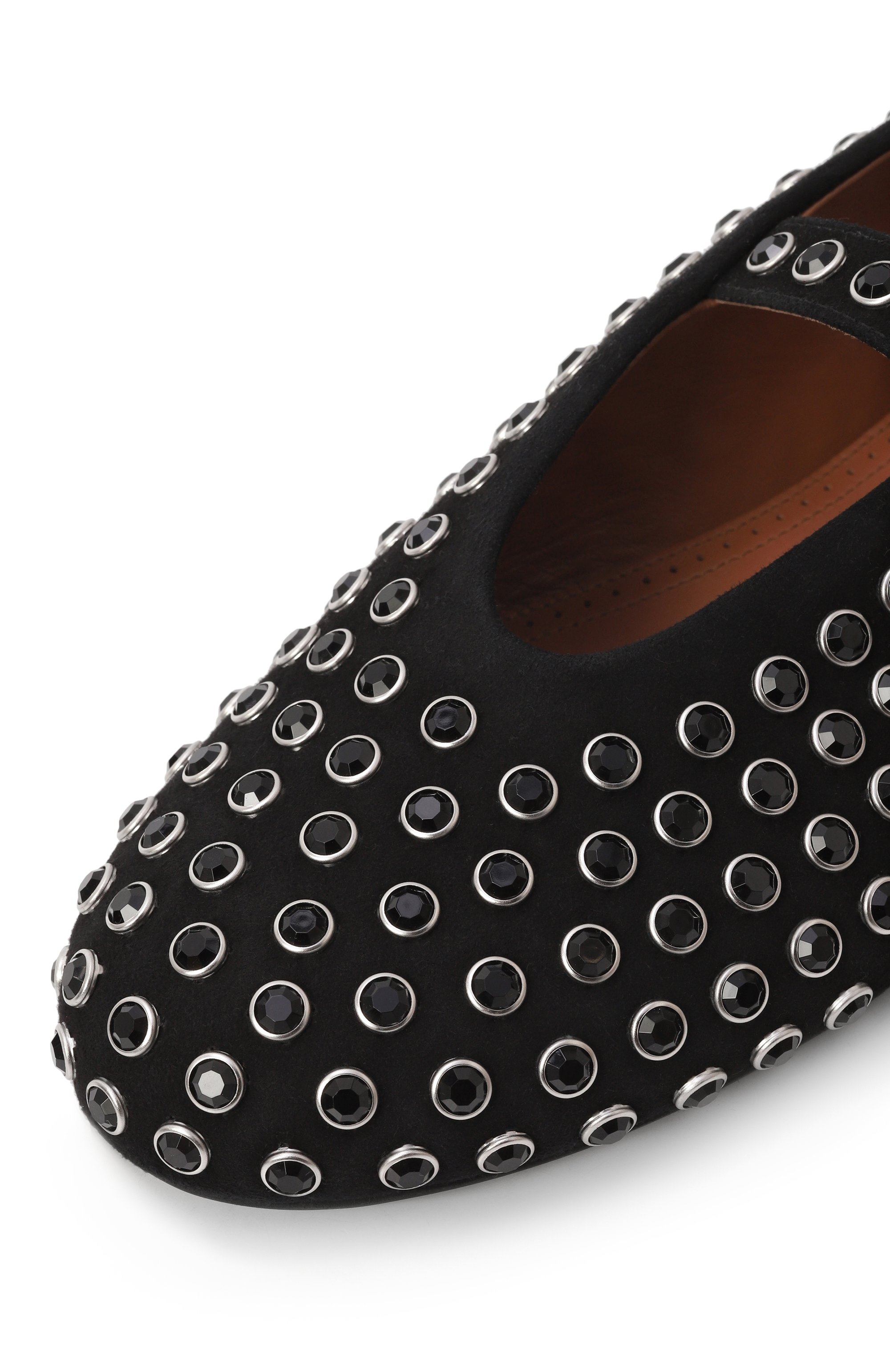 Замшевые балетки ALAIA, арт. AA3A029CK234, фото 7