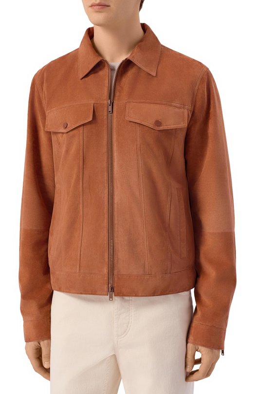 Замшевая куртка MVST M26.2PM.L001/L010 SUEDE Оранжевый  M26.2PM.L001/L010 SUEDE Фото 3