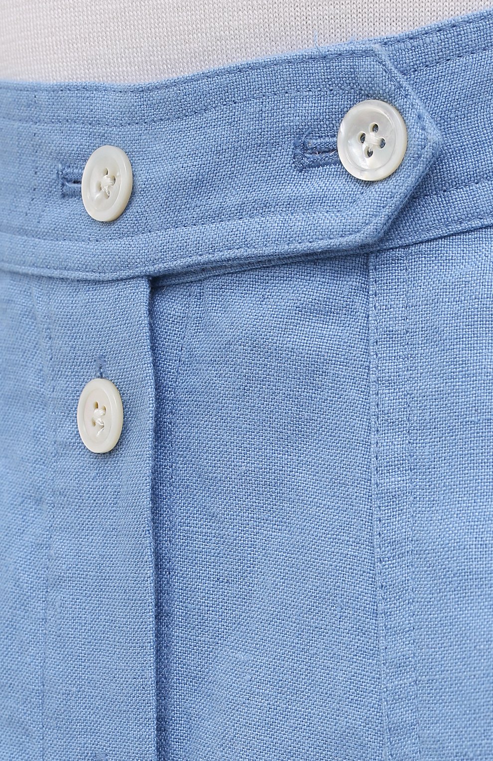 Льняная юбка POLO RALPH LAUREN синего цвета по цене 29950 руб., арт. 211837993, фото 5 Льняная юбка POLO RALPH LAUREN, арт. 211837993, фото 5