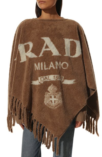 Шерстяное пончо PRADA, арт. 2FS040-2FK7-F045Y, фото 3