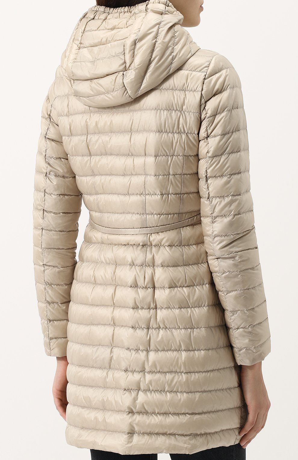 Приталенный стеганый пуховик с капюшоном MONCLER, арт. D1-093-49312-99-53048, фото 4