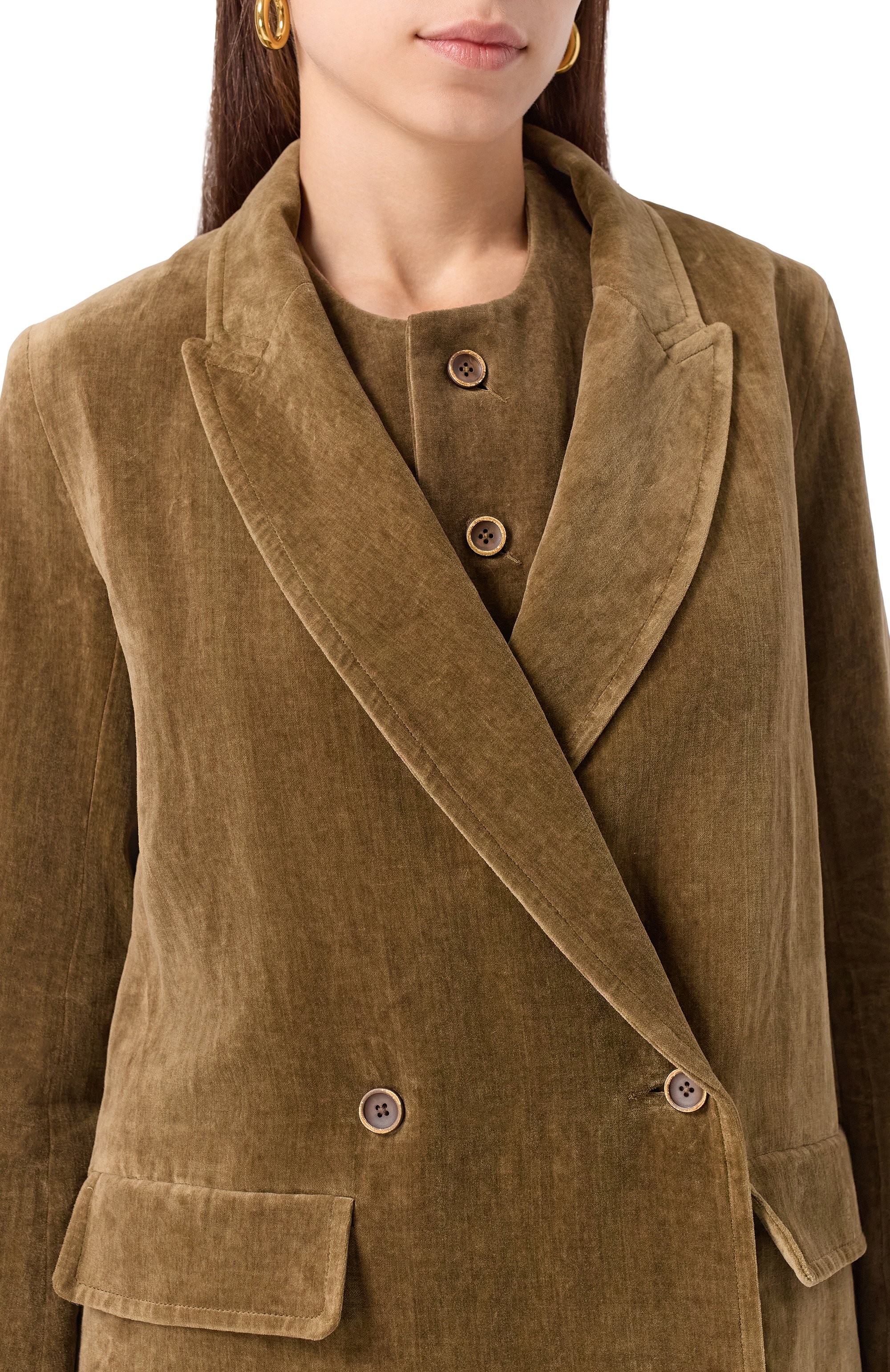 Пальто из хлопка и льна UMA WANG, арт. A0 M UP8011, фото 5