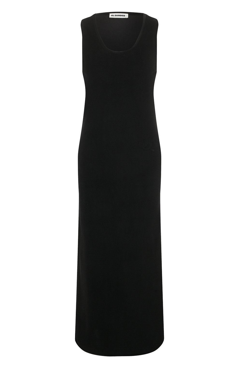 Хлопковое платье JIL SANDER черного цвета по цене 61600 руб., арт. J40CT0119/J20024, фото 1 Хлопковое платье JIL SANDER, арт. J40CT0119/J20024, фото 1