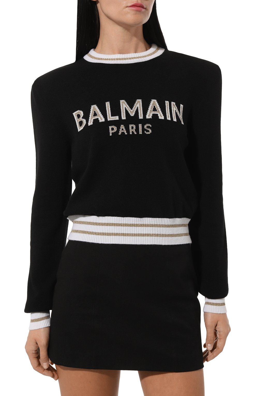 Пуловер из шерсти и кашемира BALMAIN, арт. AF1KA000KD97, фото 3