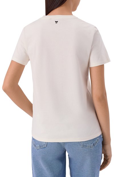 Хлопковая футболка WEEKEND MAX MARA, арт. GUGLIA_002, фото 4