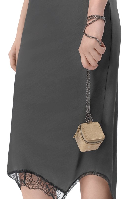 Клатч Cube mini Maison Margiela SA1VL0045/P7453 Золотой  SA1VL0045/P7453 Фото 2