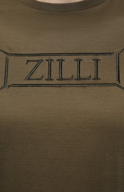 Хлопковая футболка ZILLI, арт. TSR02AM0110VZLF14M, фото 5