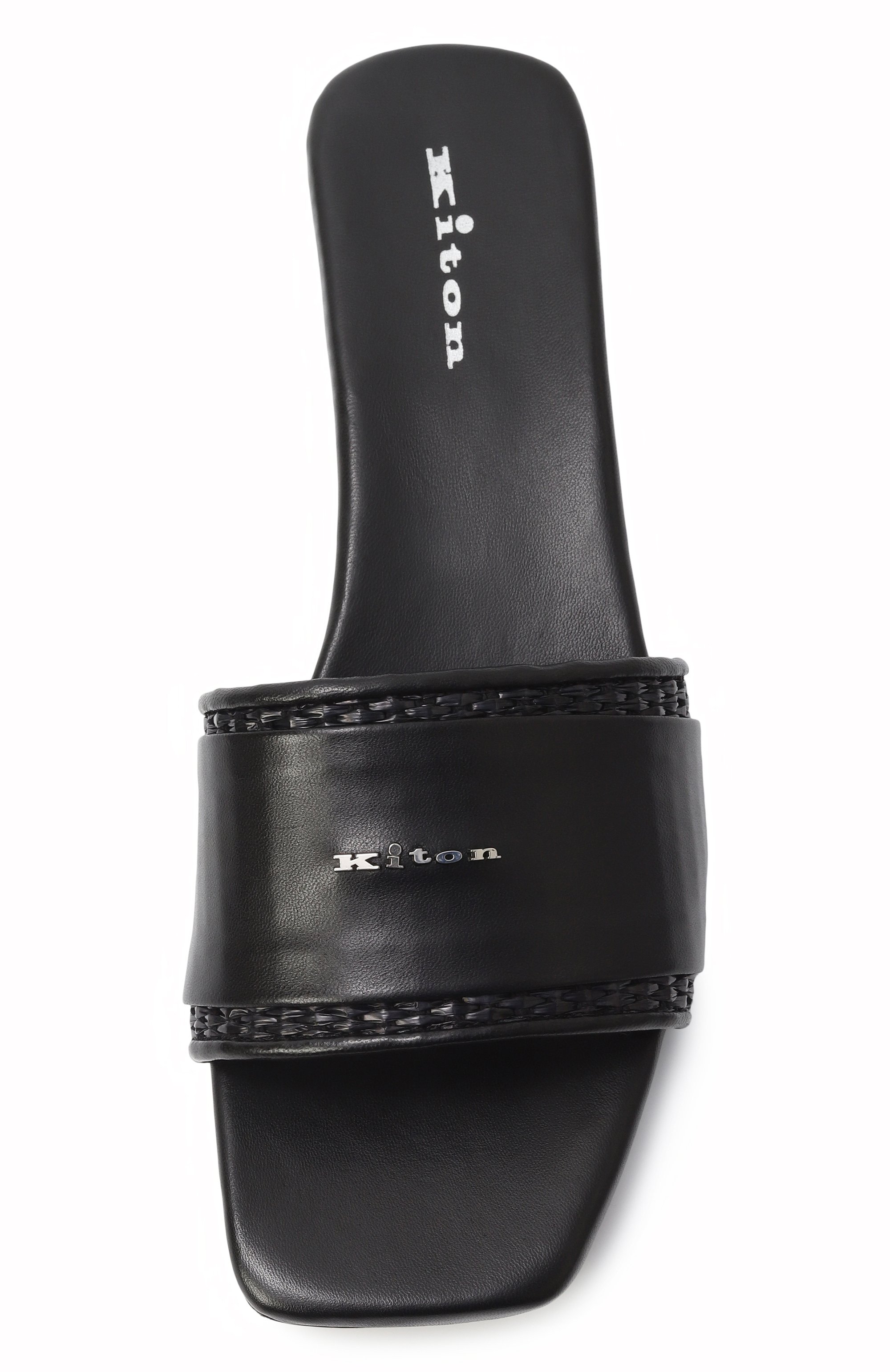 Кожаные шлепанцы KITON, арт. D59814N0117902, фото 6