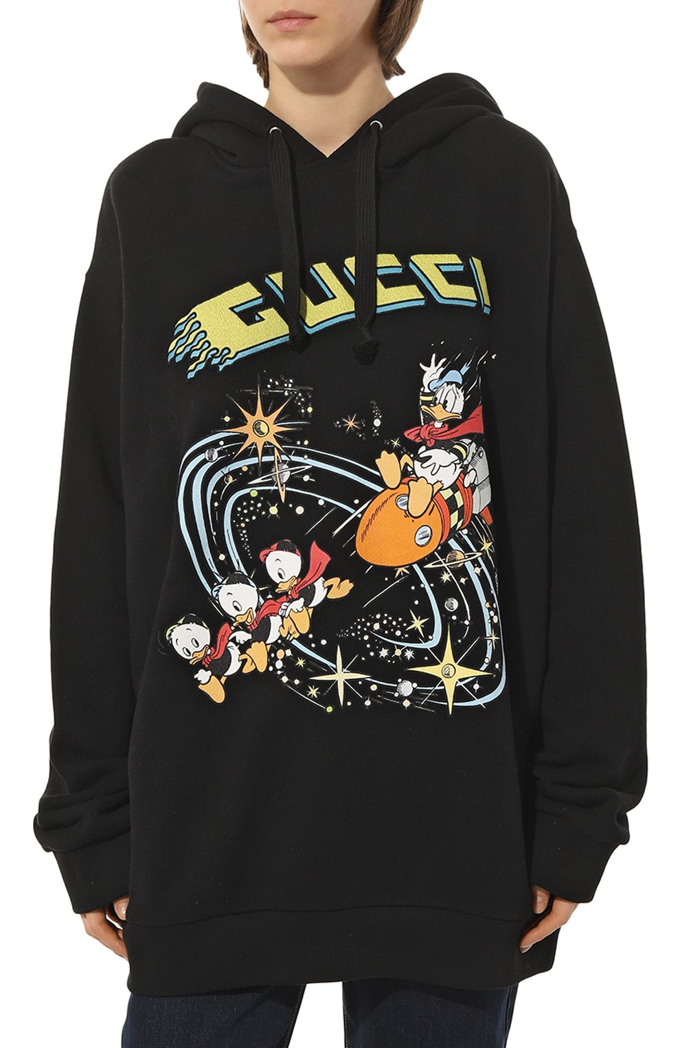 Хлопковое худи disney x gucci GUCCI, арт. 615061 XJDC6, фото 3