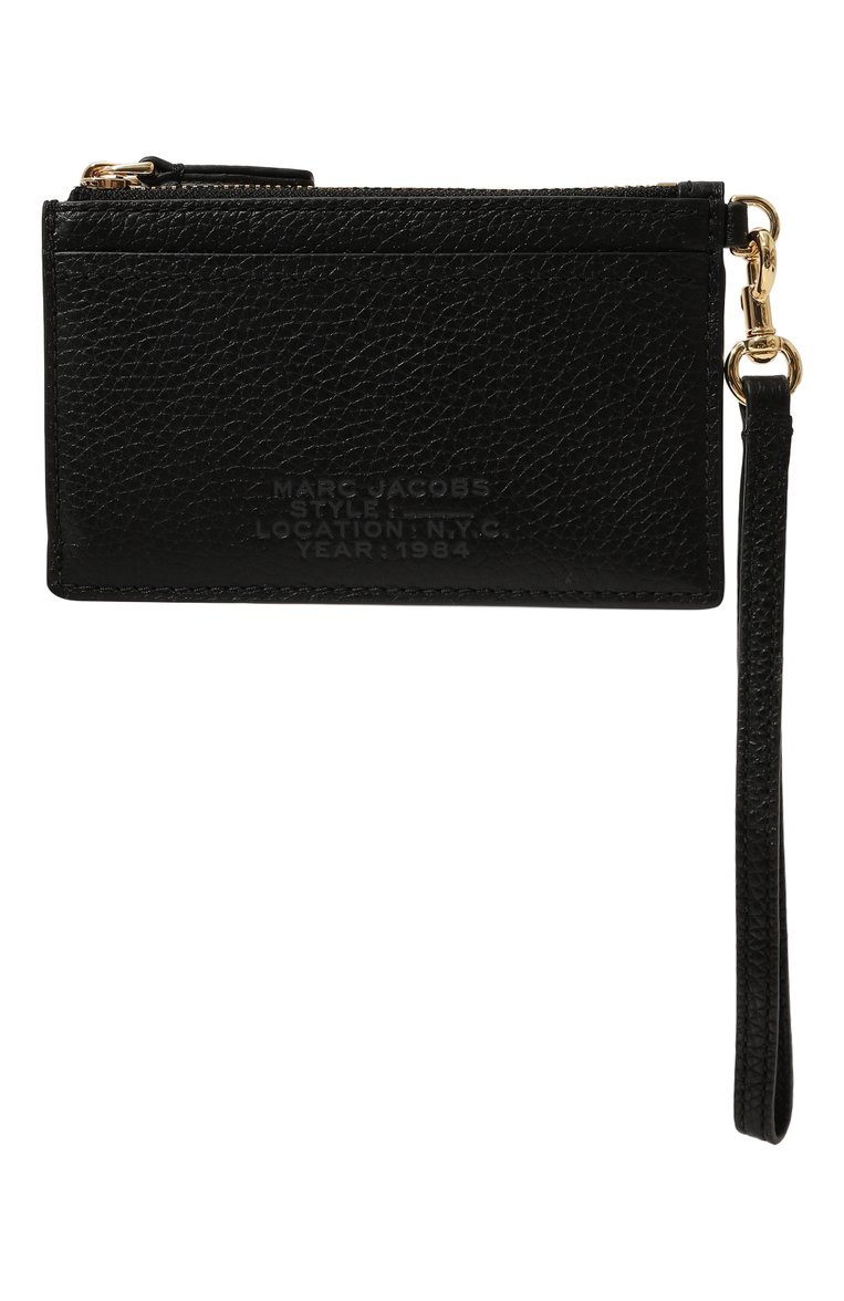 Женский кожаный футляр для кредитных карт MARC JACOBS (THE) черного цвета, арт. S125L01RE22 | Фото 4 (Материал: Натуральная кожа; Нос: Не проставлено)