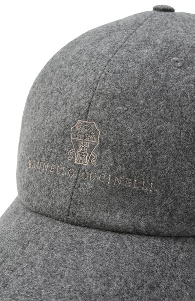 Шерстяная бейсболка BRUNELLO CUCINELLI, арт. M038P9850W, фото 3