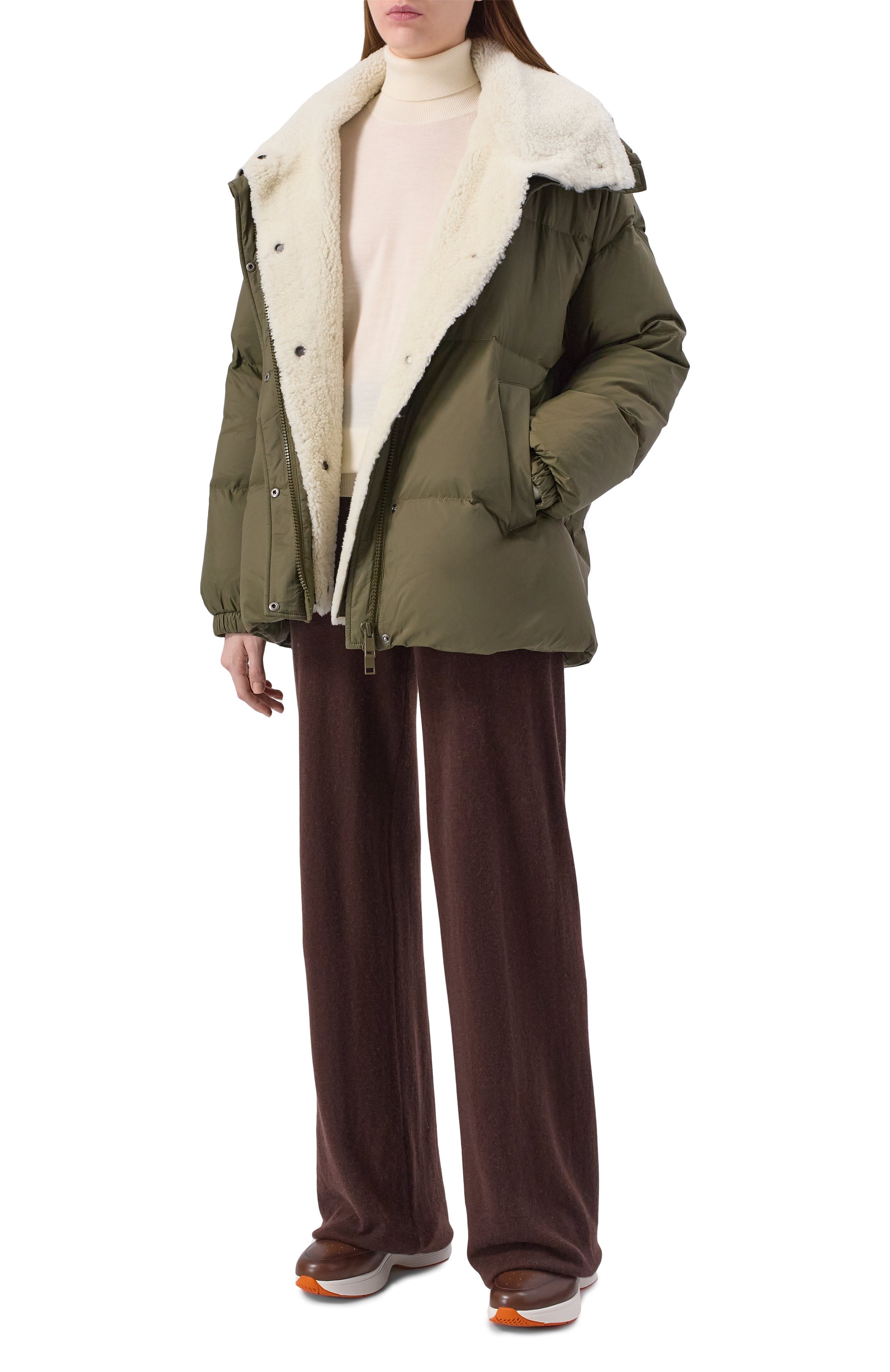 Пуховик с отделкой из овчины YVES SALOMON, арт. M02380/J04W, фото 2