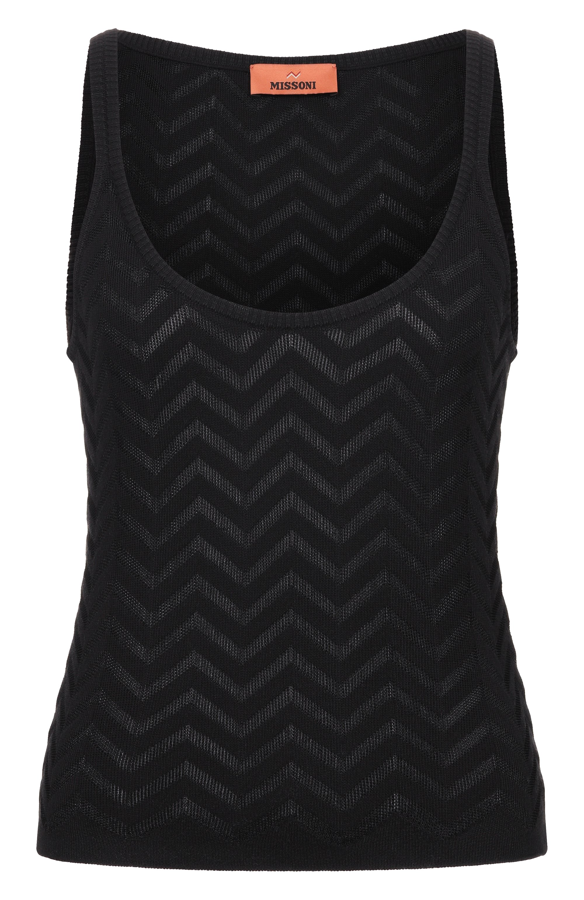 Топ из хлопка и вискозы MISSONI, арт. DC26SK00/BK01H2, фото 1