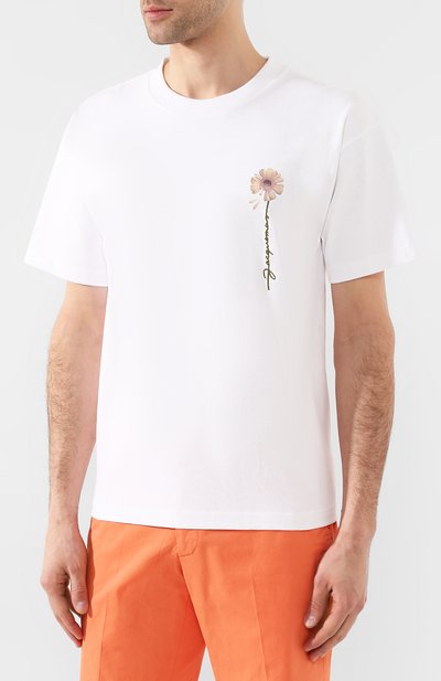 Хлопковая футболка JACQUEMUS, арт. 205JS07/55110, фото 3