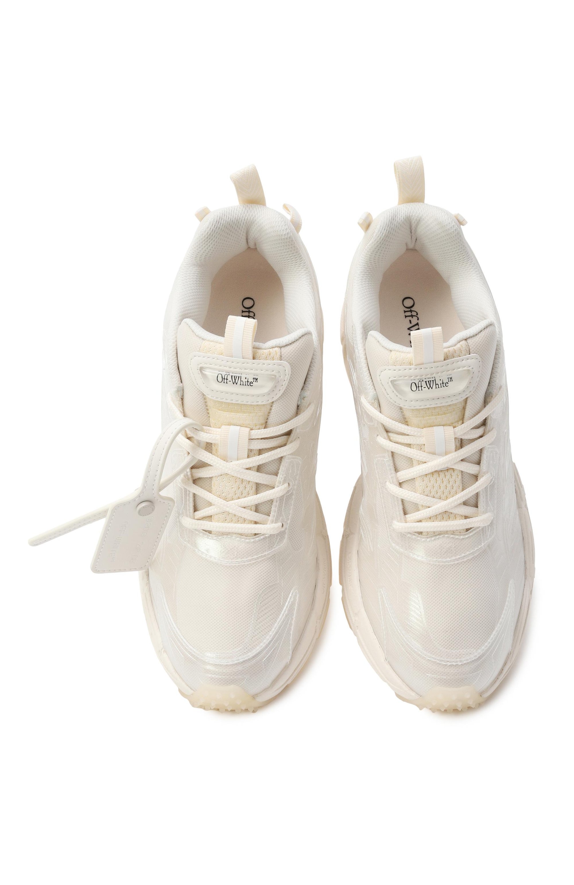 Комбинированные кроссовки ow be right back OFF-WHITE, арт. 0WIA289S25FAB0061700, фото 6