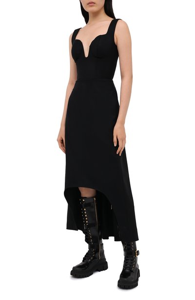 Шерстяное платье ALEXANDER MCQUEEN, арт. 639622/QJAAN, фото 3