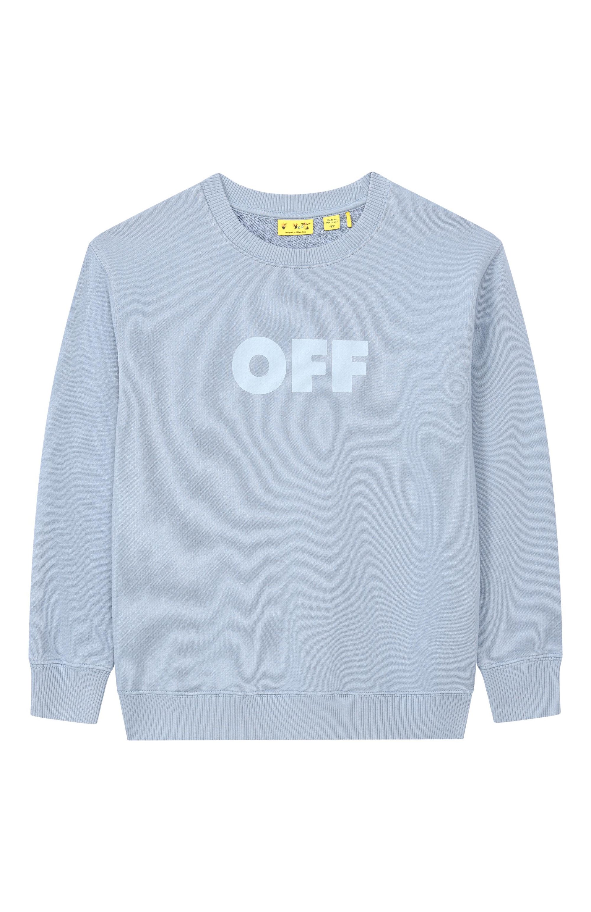 Хлопковый свитшот OFF-WHITE, арт. 0GBA001S26FLE006_001, фото 1
