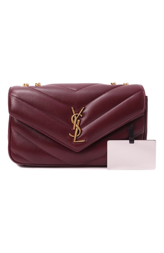 Сумка Loulou small Saint Laurent 801437/AAEAX Бордовый  801437/AAEAX Фото 9