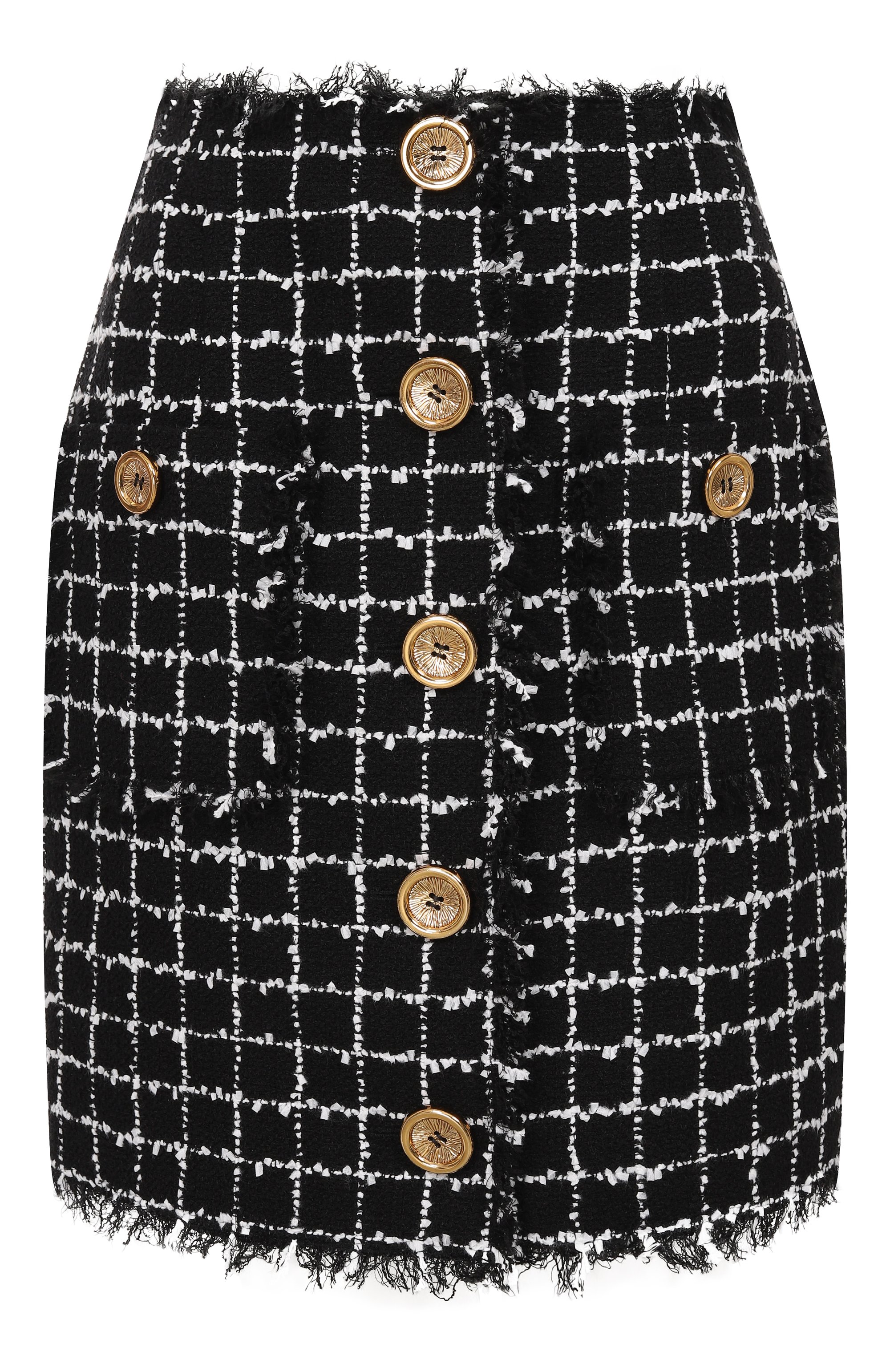 Твидовая юбка BALMAIN, арт. GF1LC885/XL62, фото 1