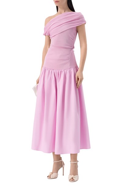 Текстильные босоножки sacora 100 JIMMY CHOO кремового цвета по цене 210500 руб., арт. SAC0RA100W0Z, фото 3 Текстильные босоножки sacora 100 JIMMY CHOO, арт. SAC0RA100W0Z, фото 3