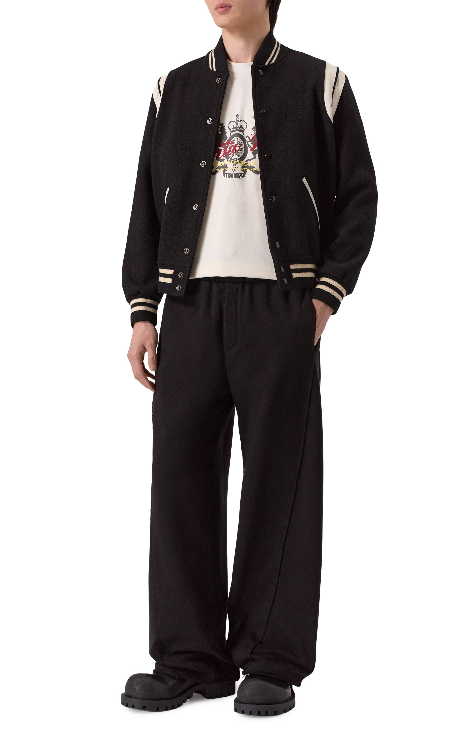 Хлопковая футболка PLANTA ROSA, арт. PR/T02/BLAZON-STRIKETHROUGH/280, фото 2