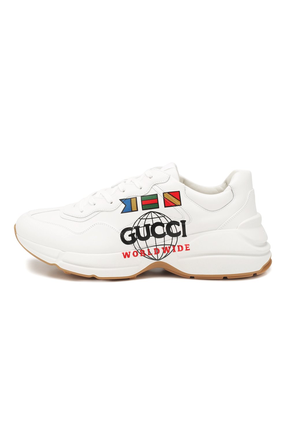 Кожаные кроссовки GUCCI, арт. 599146/DRW00, фото 3