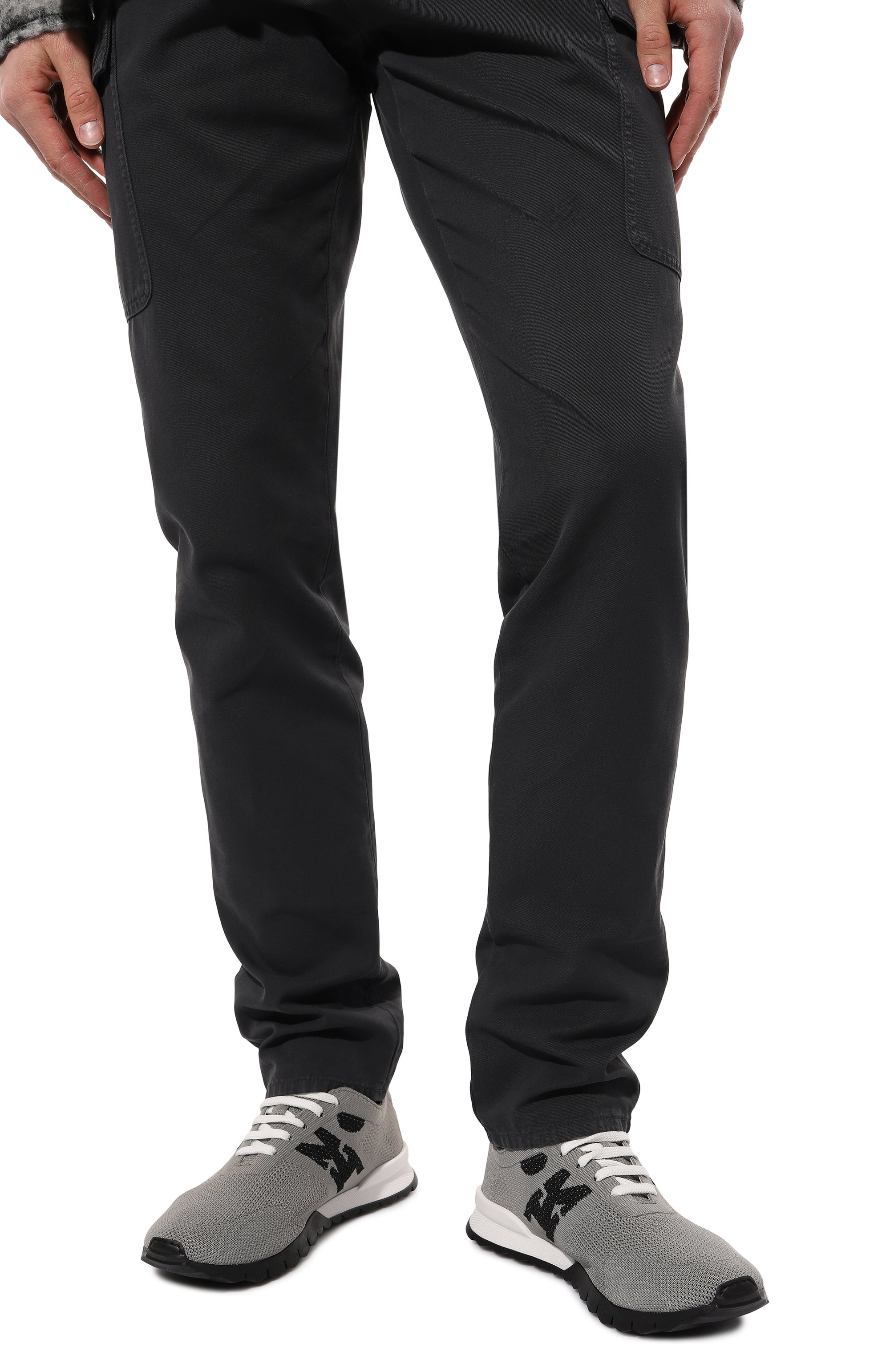 Текстильные кроссовки KITON, арт. USSA081N00818, фото 3