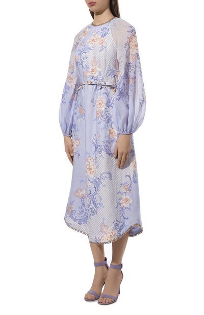 Льняное платье ZIMMERMANN голубого цвета по цене 135000 руб., арт. 2879DP0S, фото 3 Льняное платье ZIMMERMANN, арт. 2879DP0S, фото 3